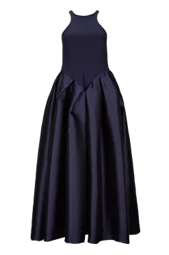 Marques ' Almeida Dresses | FULL SKIRT TANK TOP DRESS NAVY