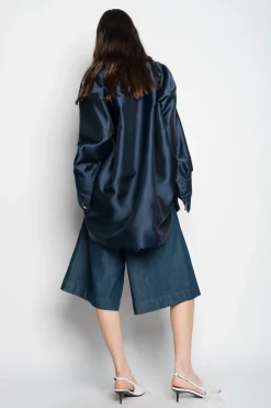 Marques ' Almeida Tops | Outerwear | OVERSHIRT NAVY