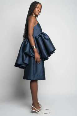 Marques ' Almeida Tops | Tops | STRAPPY PUFF TOP NAVY