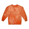 Marques ' Almeida Jersey | Tops | AND YELLOW SPLATTERED FLEECE CREW NECK ORANGE