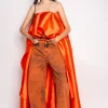 Marques ' Almeida Denim | Bottoms | DENIM BOYFRIEND TROUSERS ORANGE