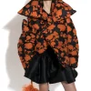 Marques ' Almeida Outerwear | ORANGE FLORAL M'A PUFFER JACKET MULTICOLOUR