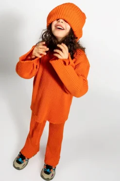 Marques ' Almeida Knitwear | Bottoms | MERINO KNIT TROUSERS ORANGE