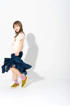 Marques ' Almeida Jersey | Tops | PINK AND BEIGE SPLATTERED LOGO T-SHIRT MULTICOLOUR