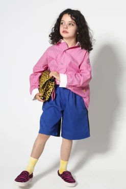 Marques ' Almeida Tops | AND WHITE STRIPED LOOSE SHIRT PINK