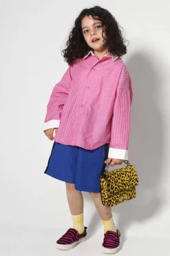 Marques ' Almeida Tops | AND WHITE STRIPED LOOSE SHIRT PINK