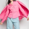 Marques ' Almeida Tops | PINK BALLON SLEEVE SHIRT BRIGHTPINK
