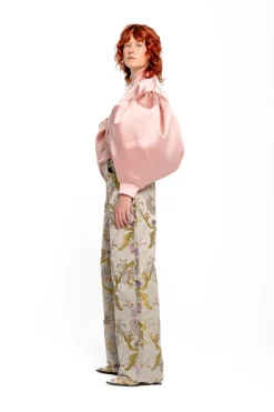 Marques ' Almeida Outerwear | BOMBER JACKET WITH PUFF SLEEVES PINK