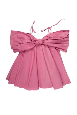 Marques ' Almeida Dresses | BOW TAFFETA DRESS PINK