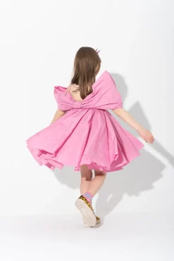 Marques ' Almeida Dresses | BOW TAFFETA DRESS PINK