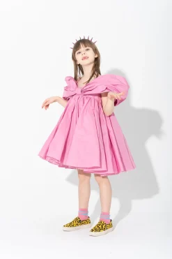 Marques ' Almeida Dresses | BOW TAFFETA DRESS PINK