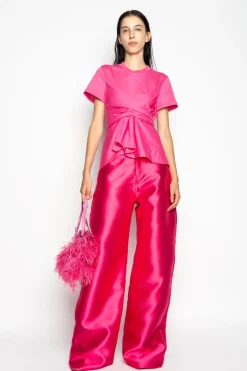 Marques ' Almeida Bottoms | Bottoms | PINK BOYFRIEND TROUSERS BRIGHTPINK