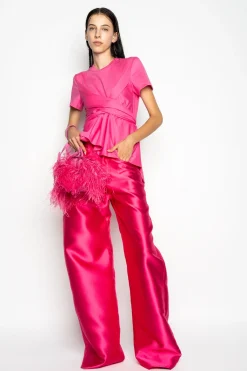 Marques ' Almeida Bottoms | Bottoms | PINK BOYFRIEND TROUSERS BRIGHTPINK