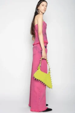 Marques ' Almeida Tops | Denim | PINK BRA CUP CORSET BRIGHTPINK