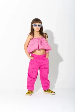 Marques ' Almeida Bottoms | PINK CARGO TROUSERS BRIGHTPINK