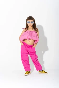 Marques ' Almeida Bottoms | PINK CARGO TROUSERS BRIGHTPINK