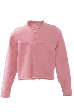 Marques ' Almeida Outerwear | COLLARLESS JACKET PINK
