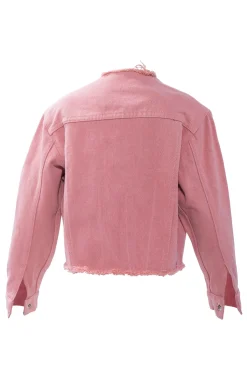 Marques ' Almeida Outerwear | COLLARLESS JACKET PINK
