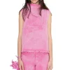 Marques ' Almeida Tops | Denim | COWL NECK TOP PINK