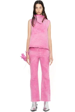 Marques ' Almeida Tops | Denim | COWL NECK TOP PINK