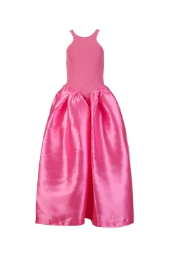Marques ' Almeida Dresses | PINK DRESS WITH TANK TOP SCOOPED BRIGHTPINK