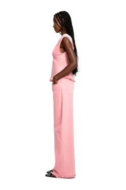 Marques ' Almeida Denim | Bottoms | DRILL BOYFRIEND TROUSERS PINK