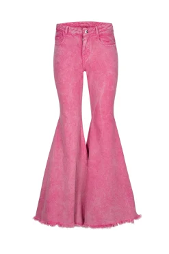 Marques ' Almeida Bottoms | Denim | EXTREME FLARES TROUSERS PINK