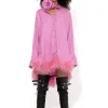 Marques ' Almeida Dresses | Tops | FEATHER HEM SHIRT DRESS PINK