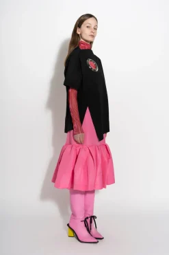 Marques ' Almeida Bottoms | Bottoms | PINK FITTED SKIRT BRIGHTPINK