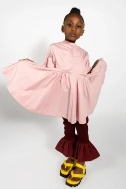 Marques ' Almeida Jersey | Dresses | PINK GATHERED JERSEY T-SHIRT DRESS LIGHTPINK