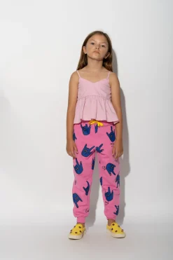 Marques ' Almeida Bottoms | HANDS PRINT SWEATPANTS PINK