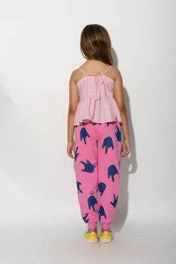 Marques ' Almeida Bottoms | HANDS PRINT SWEATPANTS PINK