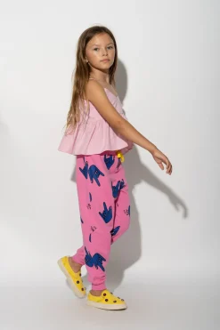 Marques ' Almeida Bottoms | HANDS PRINT SWEATPANTS PINK