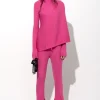 Marques ' Almeida Knitwear | Tops | PINK MERINO DRAPED JUMPER BRIGHTPINK