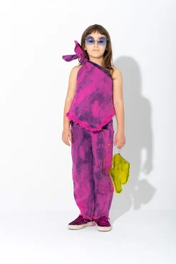 Marques ' Almeida Tops | ONE SHOULDER KNOT TOP PINK