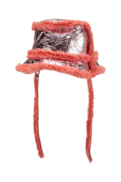 Marques ' Almeida Accessories | SHINY LEATHER BUCKET HAT PINK