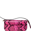 Marques ' Almeida Accessories | PINK SNAKE PRINT CLUTCH BAG BRIGHTPINK