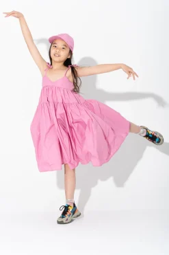 Marques ' Almeida Dresses | STRAPPY GATHERED DRESS PINK