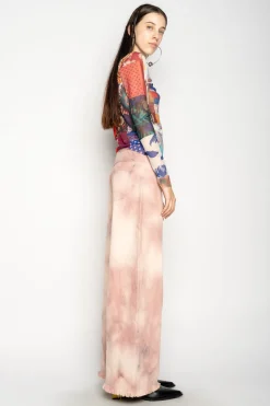 Marques ' Almeida Bottoms | Bottoms | TIE DYE BOYFRIEND TROUSERS PINK