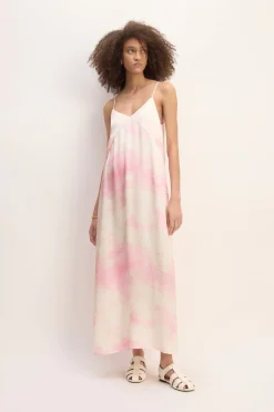 Marques ' Almeida Dresses | M'a X Everlane | TIE DYE SLIP DRESS PINK