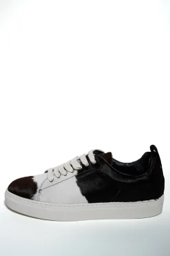 Marques ' Almeida Shoes | PRE-OWNED / CLASSIC SNEAKER IN HAIR LEATHER MULTICOLOUR