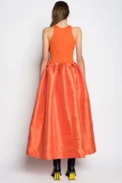 Marques ' Almeida Dresses | PRE-OWNED / DRESS WITH TANK TOP SCOOPED ORANGE