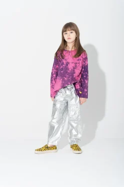 Marques ' Almeida Jersey | Tops | PURPLE AND SPLATTERED LONG SLEEVE TOP PINK