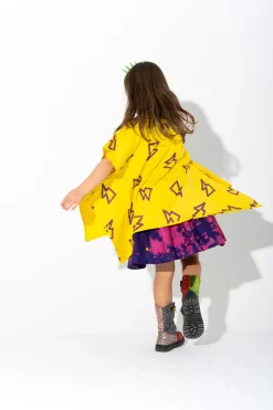 Marques ' Almeida Jersey | Bottoms | PURPLE AND SPLATTERED FLEECE SKIRT PINK