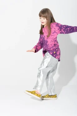 Marques ' Almeida Jersey | Tops | PURPLE AND SPLATTERED LONG SLEEVE TOP PINK