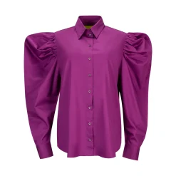 Marques ' Almeida Tops | Tops | BALLOON SLEEVE SHIRT PURPLE