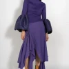 Marques ' Almeida Bottoms | DECONSTRUCTED SKIRT PURPLE