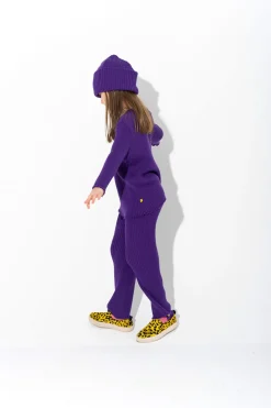 Marques ' Almeida Knitwear | Bottoms | MERINO KNIT TROUSERS PURPLE