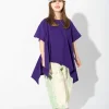 Marques ' Almeida Jersey | Tops | T-SHIRT WITH SIDE FLAPS PURPLE