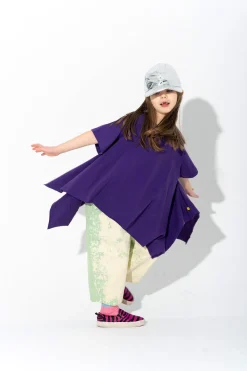Marques ' Almeida Jersey | Tops | T-SHIRT WITH SIDE FLAPS PURPLE